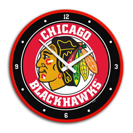 Chicago Blackhawks: Modern Disc Wall Clock, NHCHIC-510-01