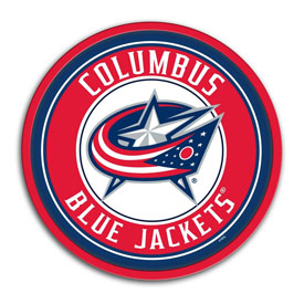 Columbus Blue Jackets: Modern Disc Wall Sign, NHCOLU-230-01