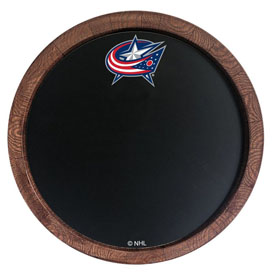 Columbus Blue Jackets: Chalkbaord "Faux" Barrel Top Sign, NHCOLU-630-01