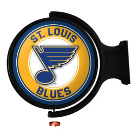 St. Louis Blues: Original Round Illuminated Rotating Wall Sign, NHSTLB-115-01