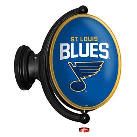 St. Louis Blues: Original Oval Illuminated Rotating Wall Sign, NHSTLB-125-01