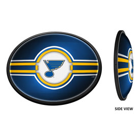 St. Louis Blues: Oval Slimline Illuminated Wall Sign, NHSTLB-140-01