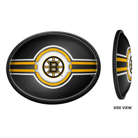 Boston Bruins: Oval Slimline Illuminated Wall Sign, NHBOST-140-01