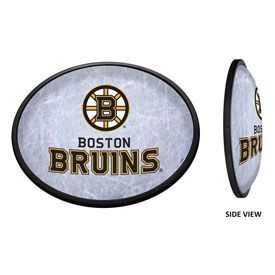 Boston Bruins: Ice Rink - Oval Slimline Illuminated Wall Sign, NHBOST-140-02