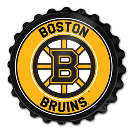 Boston Bruins: Bottle Cap Wall Sign, NHBOST-210-01