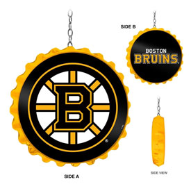 Boston Bruins: Bottle Cap Dangler, NHBOST-220-01