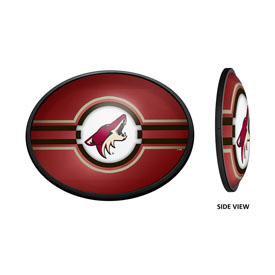 Arizona Coyotes: Ice Rink - Oval Slimline Illuminated Wall Sign, NHARIZ-140-02