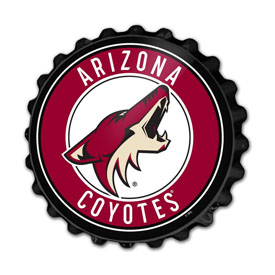 Arizona Coyotes: Bottle Cap Wall Sign, NHARIZ-210-01