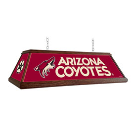 Arizona Coyotes: Premium Wood Pool Table Light, NHARIZ-330-01