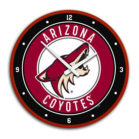 Arizona Coyotes: Modern Disc Wall Clock, NHARIZ-510-01
