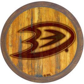 Anaheim Ducks: Branded "Faux" Barrel Top Sign, NHANAH-240-02