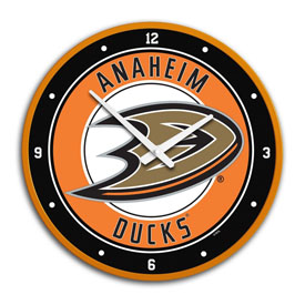 Anaheim Ducks: Modern Disc Wall Clock, NHANAH-510-01