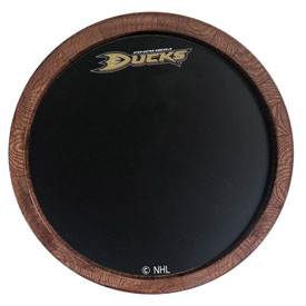 Anaheim Ducks: Chalkbaord "Faux" Barrel Top Sign, NHANAH-630-02