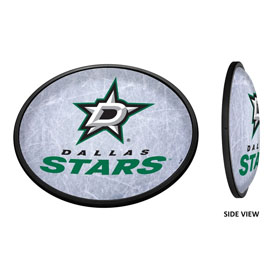 Dallas Stars: Ice Rink - Oval Slimline Illuminated Wall Sign, NHDALS-140-02