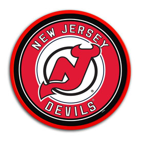 New Jersey Devils: Modern Disc Wall Sign, NHNJDV-230-01
