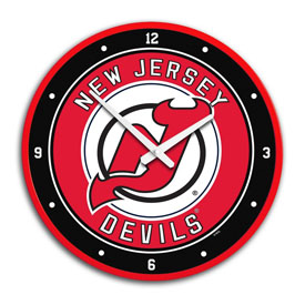 New Jersey Devils: Modern Disc Wall Clock, NHNJDV-510-01