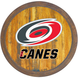 Carolina Hurricanes: "Faux" Barrel Top Sign, NHCARH-240-01