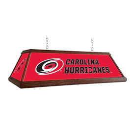 Carolina Hurricanes: Premium Wood Pool Table Light, NHCARH-330-01