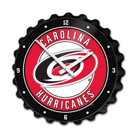 Carolina Hurricanes: Bottle Cap Wall Clock, NHCARH-540-01