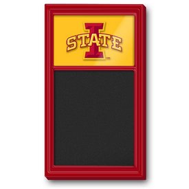 ISU Iowa State Cyclones Team Board Chalkboard-Primary Logo-Red Frame, NCIOST-620-02