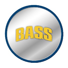 Bassmaster: B.A.S.S. - Modern Disc Mirrored Wall Sign, FNB-LIBASS-235-02A