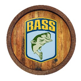 Bassmaster: "Faux" Barrel Top Sign, LIBASS-240-01