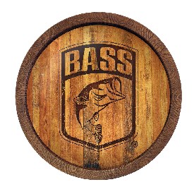 Bassmaster: Branded "Faux" Barrel Top Sign, LIBASS-240-02