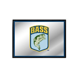 Bassmaster: Logo - Framed Mirrored Wall Sign - Blue, LIBASS-265-01