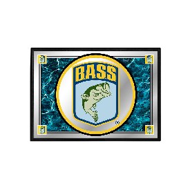 Bassmaster: On the Water - Framed Mirrored Wall Sign - 27"L x 19"W x .5"D, LIBASS-265-03