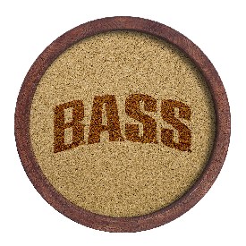 Bassmaster: B.A.S.S. - "Faux" Barrel Top Cork Note Board, LIBASS-632-02