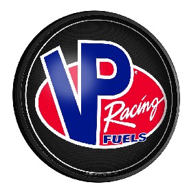 VP Racing Fuels: Round Slimline Lighted Wall Sign, LIVPRF-130-01