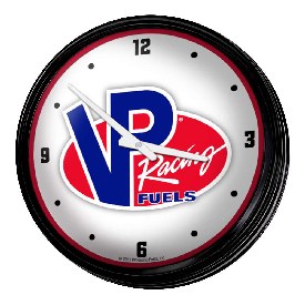 VP Racing Fuels: Retro Lighted Wall Clock, LIVPRF-550-01