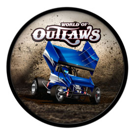World of Outlaws: Dirt Track - Modern Disc Wall Sign, LIWOOR-230-04
