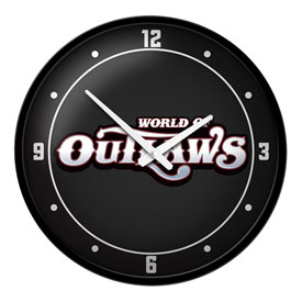 World of Outlaws: Modern Disc Wall Clock, LIWOOR-510-01