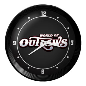 World of Outlaws: Ribbed Frame Wall Clock, LIWOOR-530-01