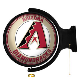 Arizona Diamondbacks: Original Round Rotating Lighted Wall Sign, MBARIZ-115-01