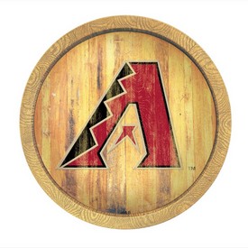 Arizona Diamondbacks: Weathered "Faux" Barrel Top Sign, FNB-MBARIZ-240-03 Arizona Diamondbacks: Weathered "Faux" Barrel Top Sign, FNB-MBARIZ-240-03