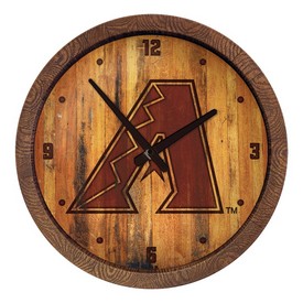 Arizona Diamondbacks: Branded "Faux" Barrel Top Clock