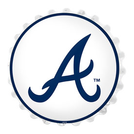 Atlanta Braves: Bottle Cap Wall Light, MBATLB-215-01