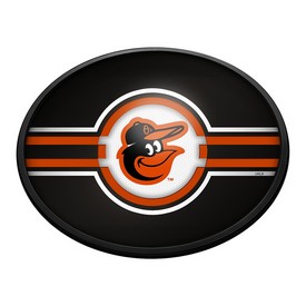 Baltimore Orioles: Oval Slimline Lighted Wall Sign, FNB-MBBALT-140-01A Baltimore Orioles: Oval Slimline Lighted Wall Sign, FNB-MBBALT-140-01A