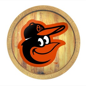 Baltimore Orioles: "Faux" Barrel Top Sign, FNB-MBBALT-240-01 Baltimore Orioles: "Faux" Barrel Top Sign, FNB-MBBALT-240-01