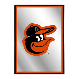 Baltimore Orioles: Vertical Framed Mirrored Wall Sign, AGS-MBBALT-275-01A Baltimore Orioles: Vertical Framed Mirrored Wall Sign, AGS-MBBALT-275-01A