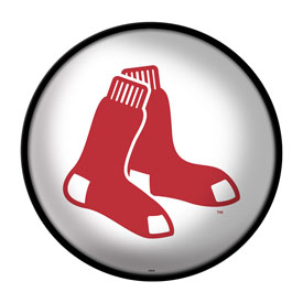 Boston Red Sox: Logo - Modern Disc Wall Sign, MBBOST-230-02