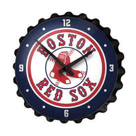 Boston Red Sox: Bottle Cap Wall Clock, MBBOST-540-01