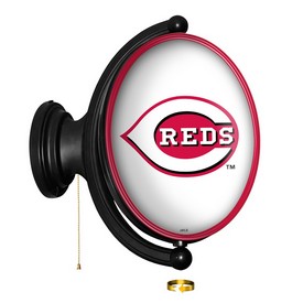 Cincinnati Reds: Original Oval Rotating Lighted Wall Sign