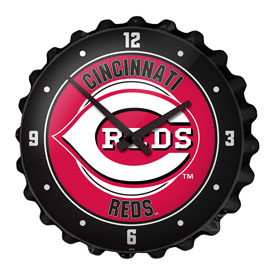 Cincinnati Reds: Bottle Cap Wall Clock, MBCINC-540-01