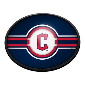 Cleveland Guardians: Oval Slimline Lighted Wall Sign, FNB-MBCLVD-140-01A Cleveland Guardians: Oval Slimline Lighted Wall Sign, FNB-MBCLVD-140-01A