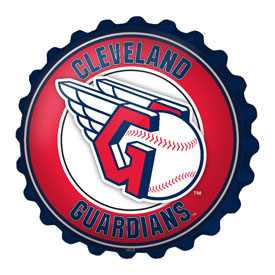 Cleveland Guardians: Bottle Cap Wall Sign, MBCLVD-210-01