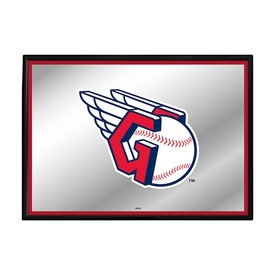 Cleveland Guardians: Framed Mirrored Wall Sign, AGS-MBCLVD-265-01A Cleveland Guardians: Framed Mirrored Wall Sign, AGS-MBCLVD-265-01A