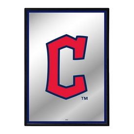 Cleveland Guardians: Vertical Framed Mirrored Wall Sign, AGS-MBCLVD-275-01A Cleveland Guardians: Vertical Framed Mirrored Wall Sign, AGS-MBCLVD-275-01A